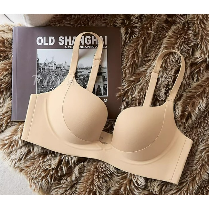 T Shirt Bra Seamless - Conjunto de Sutiã Push Up para