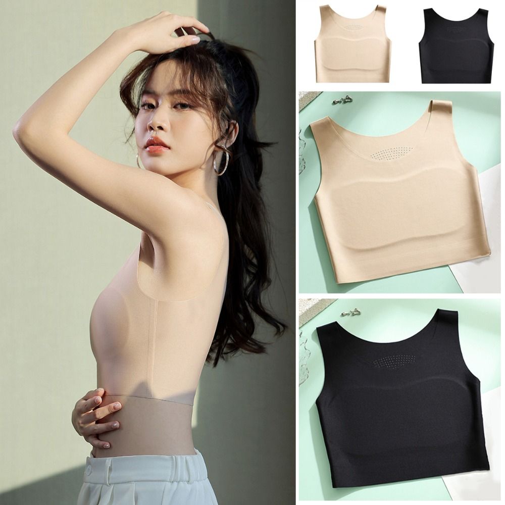 Sutiã Sem Costura de Seda Gela - Plunge Bra Push Up avaliação e preço