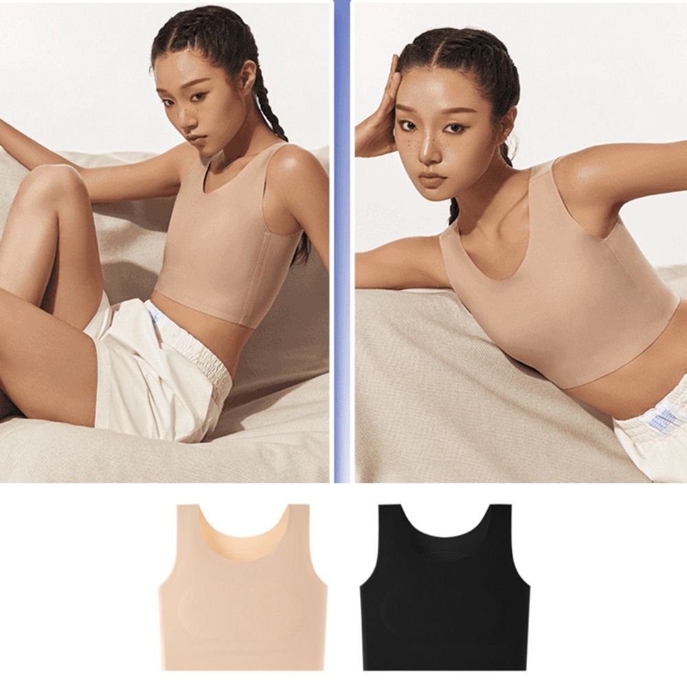 Sutiã Sem Costura de Seda Gela - Plunge Bra Push Up avaliação e preço